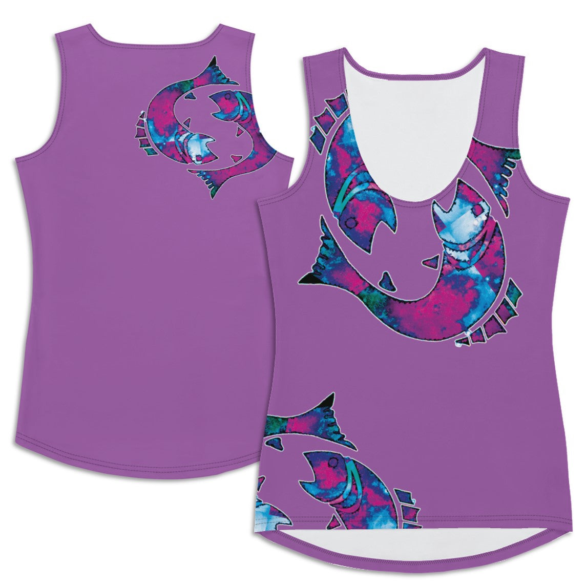 purple-athlets-tank-top-girls-pisces-yoga-top-gym-top-wickedyo3